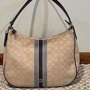 Coach Shoulder Bag Varsity Strip